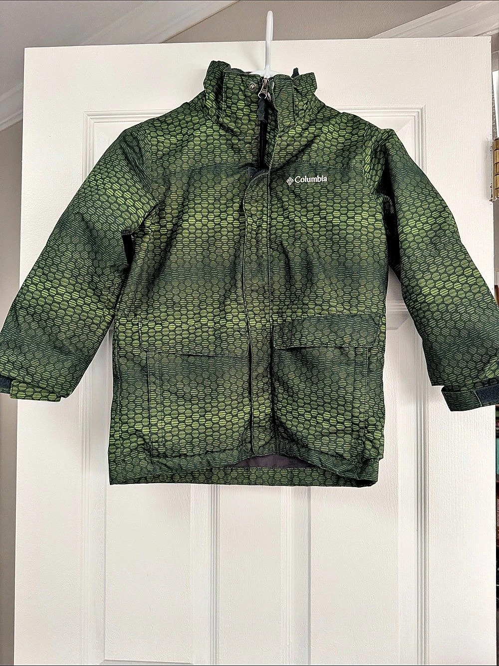 Columbia Bugaboo Interchange Winter ski snow Jacket Green & Black Size Small 8